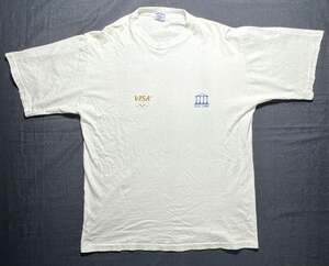 Vintage 90s Torneo Nacional de Squash VISA Aval Card Promo T-Shirt